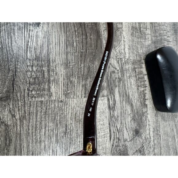 COACH HC8177 1588 PURPLE BROWN OVERSIZED SUNGLASSES 59-17 140 - Picture 7 of 14